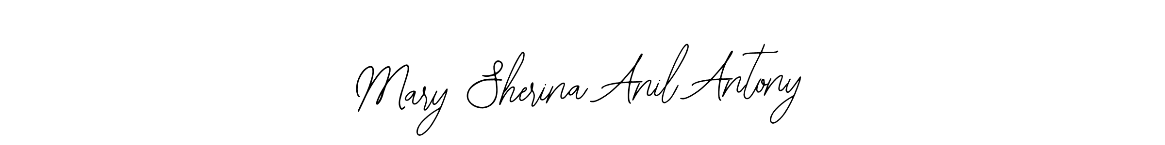 Create a beautiful signature design for name Mary Sherina Anil Antony. With this signature (Bearetta-2O07w) fonts, you can make a handwritten signature for free. Mary Sherina Anil Antony signature style 12 images and pictures png