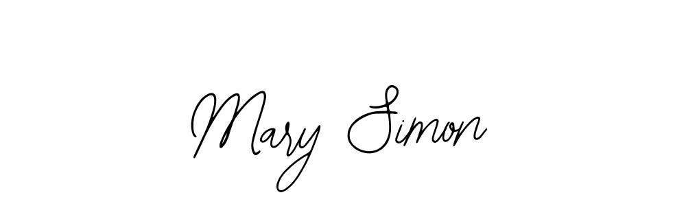 Design your own signature with our free online signature maker. With this signature software, you can create a handwritten (Bearetta-2O07w) signature for name Mary Simon. Mary Simon signature style 12 images and pictures png