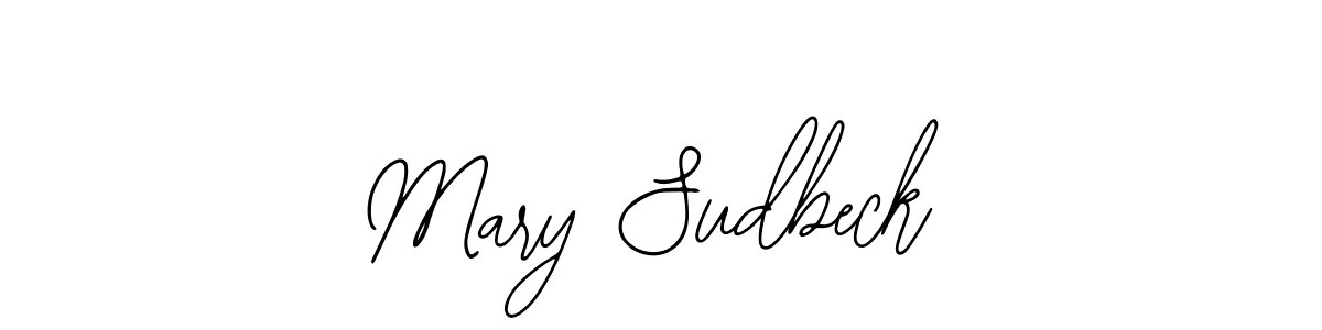 Mary Sudbeck stylish signature style. Best Handwritten Sign (Bearetta-2O07w) for my name. Handwritten Signature Collection Ideas for my name Mary Sudbeck. Mary Sudbeck signature style 12 images and pictures png