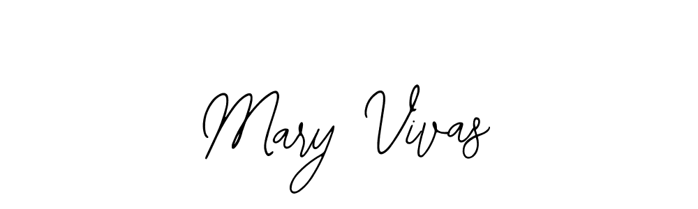 Mary Vivas stylish signature style. Best Handwritten Sign (Bearetta-2O07w) for my name. Handwritten Signature Collection Ideas for my name Mary Vivas. Mary Vivas signature style 12 images and pictures png