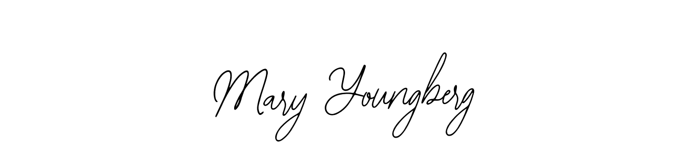 Similarly Bearetta-2O07w is the best handwritten signature design. Signature creator online .You can use it as an online autograph creator for name Mary Youngberg. Mary Youngberg signature style 12 images and pictures png