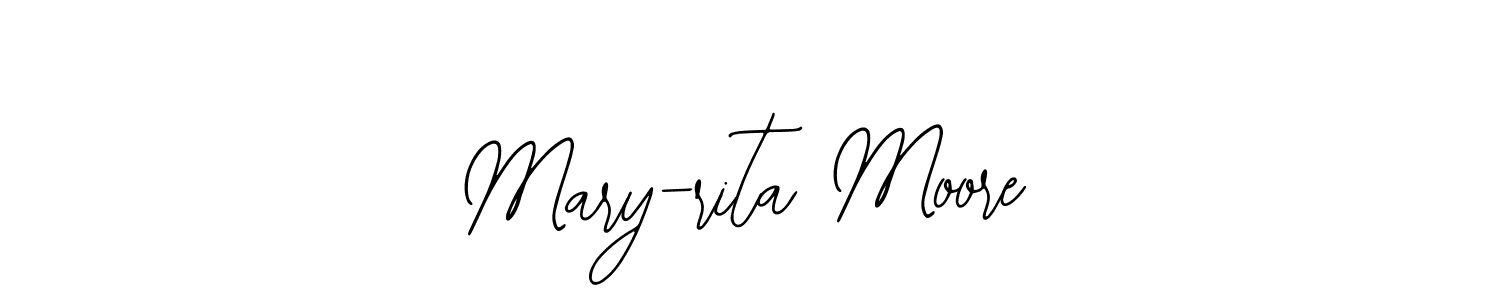 How to Draw Mary-rita Moore signature style? Bearetta-2O07w is a latest design signature styles for name Mary-rita Moore. Mary-rita Moore signature style 12 images and pictures png