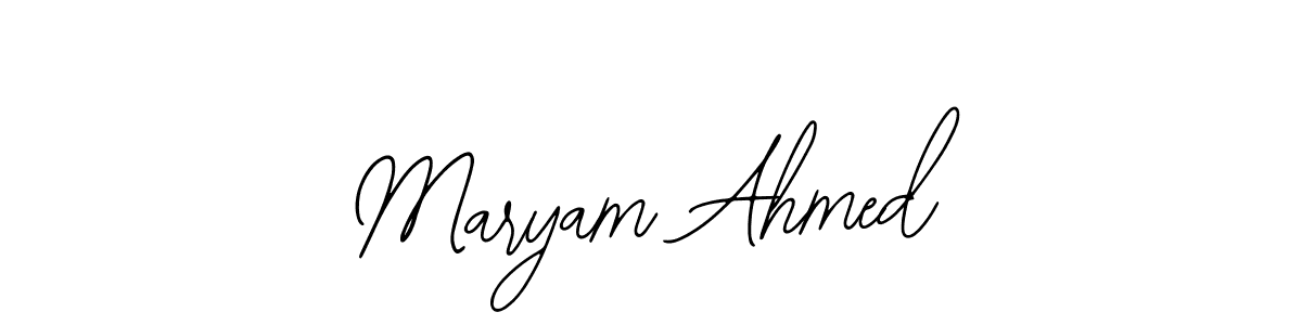 Maryam Ahmed stylish signature style. Best Handwritten Sign (Bearetta-2O07w) for my name. Handwritten Signature Collection Ideas for my name Maryam Ahmed. Maryam Ahmed signature style 12 images and pictures png