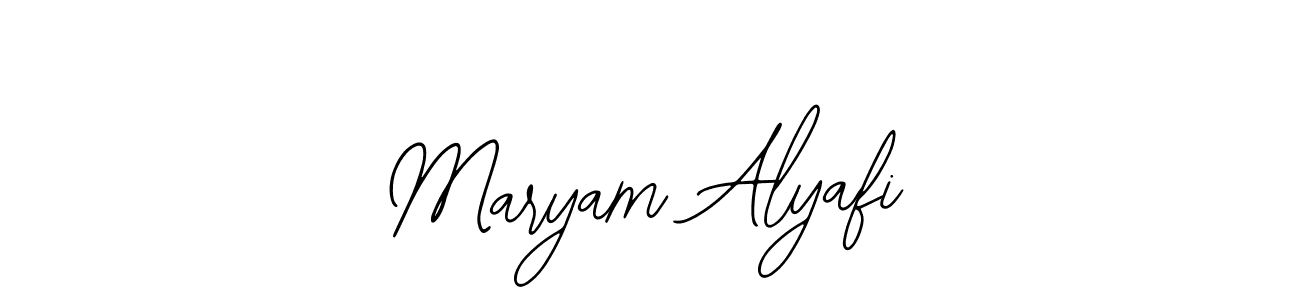 This is the best signature style for the Maryam Alyafi name. Also you like these signature font (Bearetta-2O07w). Mix name signature. Maryam Alyafi signature style 12 images and pictures png
