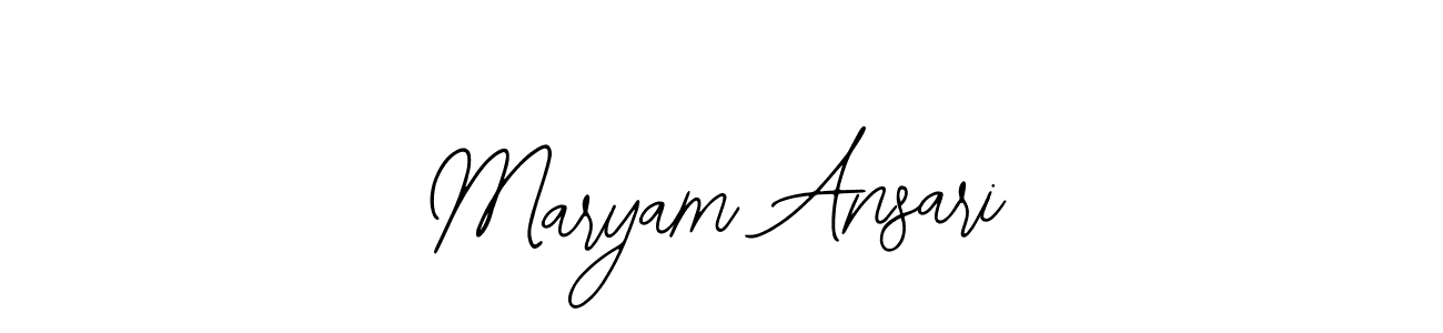 It looks lik you need a new signature style for name Maryam Ansari. Design unique handwritten (Bearetta-2O07w) signature with our free signature maker in just a few clicks. Maryam Ansari signature style 12 images and pictures png