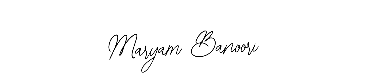 This is the best signature style for the Maryam Banoori name. Also you like these signature font (Bearetta-2O07w). Mix name signature. Maryam Banoori signature style 12 images and pictures png