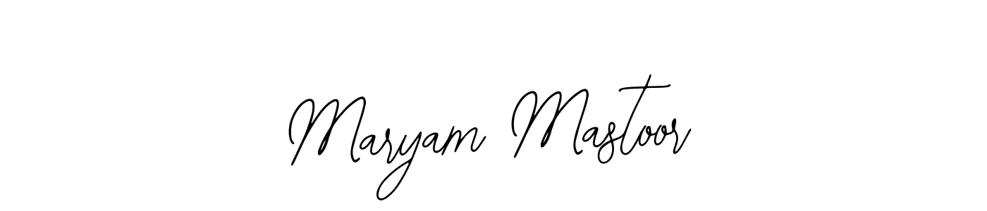 How to make Maryam Mastoor signature? Bearetta-2O07w is a professional autograph style. Create handwritten signature for Maryam Mastoor name. Maryam Mastoor signature style 12 images and pictures png