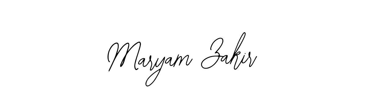 Create a beautiful signature design for name Maryam Zakir. With this signature (Bearetta-2O07w) fonts, you can make a handwritten signature for free. Maryam Zakir signature style 12 images and pictures png