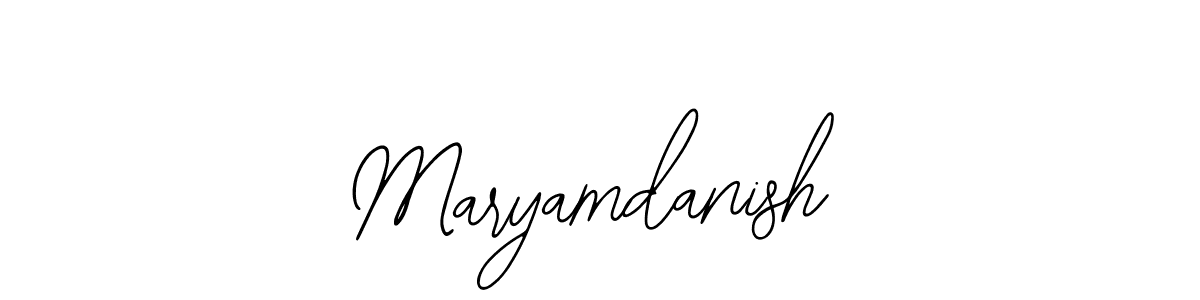 Maryamdanish stylish signature style. Best Handwritten Sign (Bearetta-2O07w) for my name. Handwritten Signature Collection Ideas for my name Maryamdanish. Maryamdanish signature style 12 images and pictures png