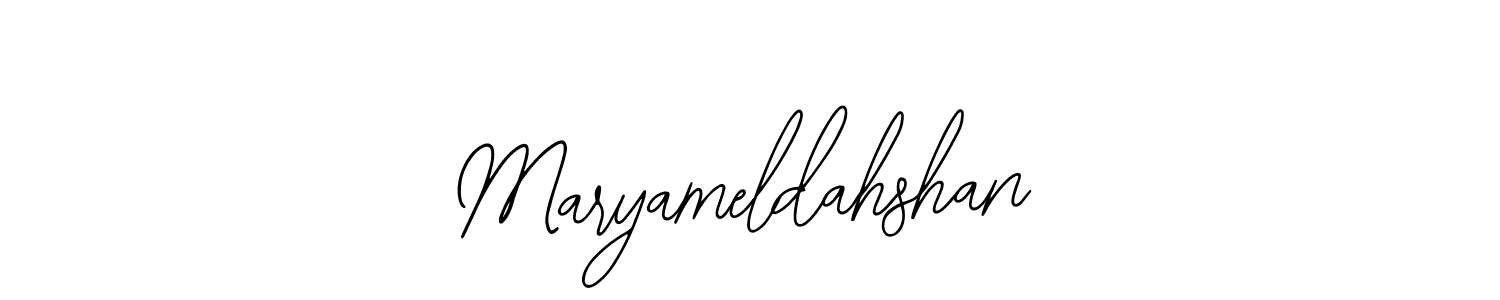 Make a beautiful signature design for name Maryameldahshan. With this signature (Bearetta-2O07w) style, you can create a handwritten signature for free. Maryameldahshan signature style 12 images and pictures png