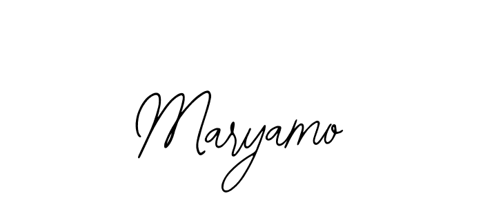 Also You can easily find your signature by using the search form. We will create Maryamo name handwritten signature images for you free of cost using Bearetta-2O07w sign style. Maryamo signature style 12 images and pictures png