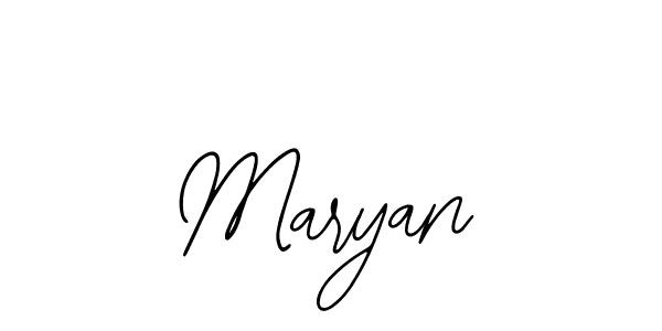 Bearetta-2O07w is a professional signature style that is perfect for those who want to add a touch of class to their signature. It is also a great choice for those who want to make their signature more unique. Get Maryan name to fancy signature for free. Maryan signature style 12 images and pictures png