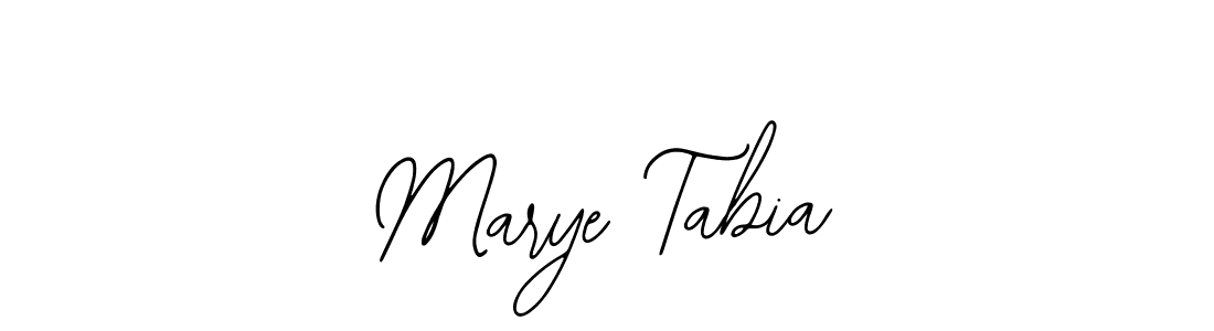 The best way (Bearetta-2O07w) to make a short signature is to pick only two or three words in your name. The name Marye Tabia include a total of six letters. For converting this name. Marye Tabia signature style 12 images and pictures png