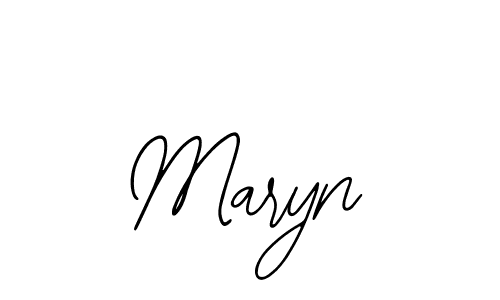 How to make Maryn name signature. Use Bearetta-2O07w style for creating short signs online. This is the latest handwritten sign. Maryn signature style 12 images and pictures png