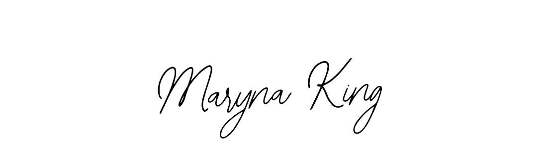 Bearetta-2O07w is a professional signature style that is perfect for those who want to add a touch of class to their signature. It is also a great choice for those who want to make their signature more unique. Get Maryna King name to fancy signature for free. Maryna King signature style 12 images and pictures png