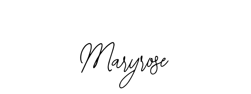 How to make Maryrose signature? Bearetta-2O07w is a professional autograph style. Create handwritten signature for Maryrose name. Maryrose signature style 12 images and pictures png