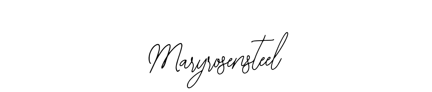 Use a signature maker to create a handwritten signature online. With this signature software, you can design (Bearetta-2O07w) your own signature for name Maryrosensteel. Maryrosensteel signature style 12 images and pictures png