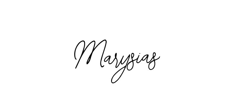 if you are searching for the best signature style for your name Marysias. so please give up your signature search. here we have designed multiple signature styles  using Bearetta-2O07w. Marysias signature style 12 images and pictures png