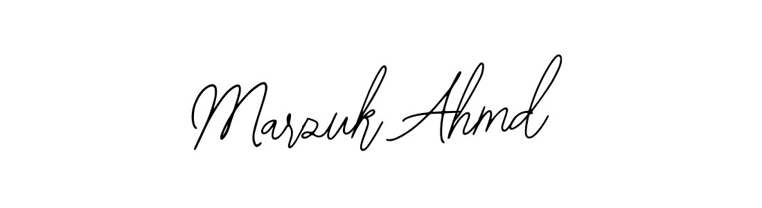 How to make Marzuk Ahmd name signature. Use Bearetta-2O07w style for creating short signs online. This is the latest handwritten sign. Marzuk Ahmd signature style 12 images and pictures png