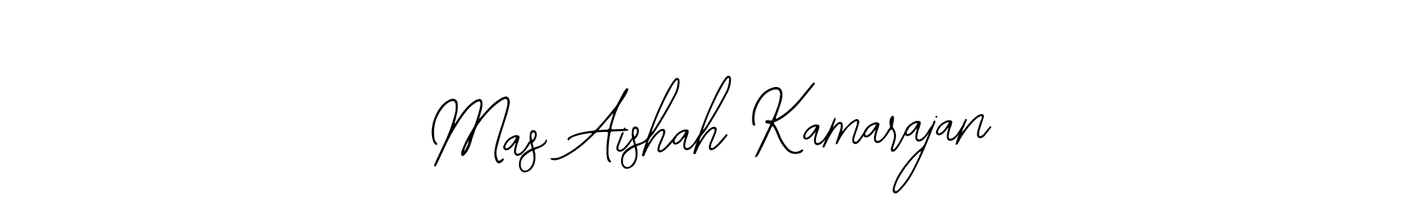 You should practise on your own different ways (Bearetta-2O07w) to write your name (Mas Aishah Kamarajan) in signature. don't let someone else do it for you. Mas Aishah Kamarajan signature style 12 images and pictures png