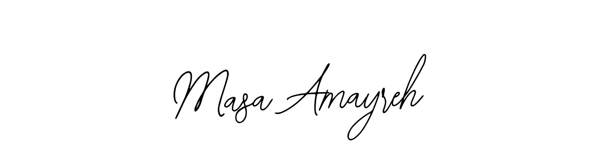 Make a beautiful signature design for name Masa Amayreh. Use this online signature maker to create a handwritten signature for free. Masa Amayreh signature style 12 images and pictures png