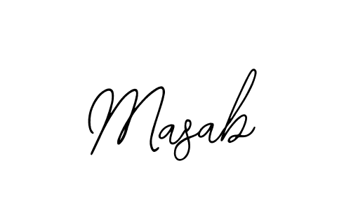 How to make Masab signature? Bearetta-2O07w is a professional autograph style. Create handwritten signature for Masab name. Masab signature style 12 images and pictures png