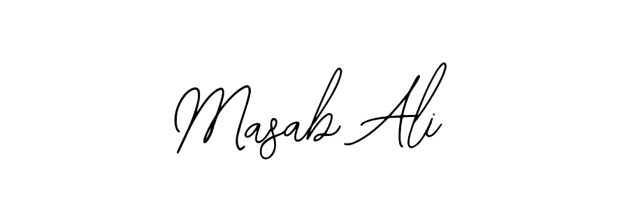 Masab Ali stylish signature style. Best Handwritten Sign (Bearetta-2O07w) for my name. Handwritten Signature Collection Ideas for my name Masab Ali. Masab Ali signature style 12 images and pictures png