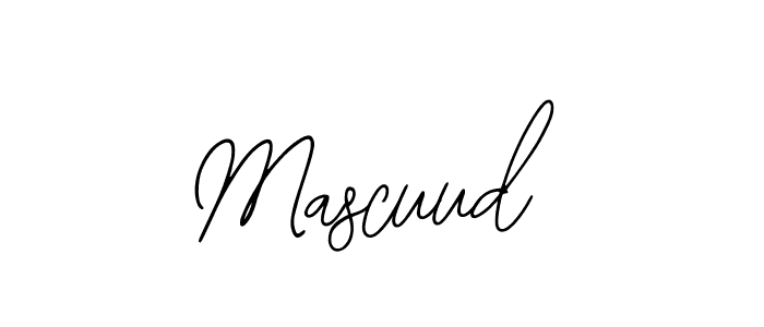 Use a signature maker to create a handwritten signature online. With this signature software, you can design (Bearetta-2O07w) your own signature for name Mascuud. Mascuud signature style 12 images and pictures png