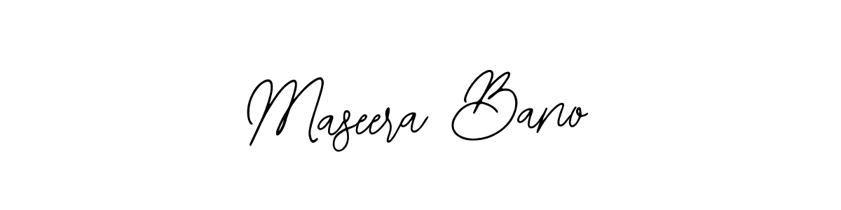 You should practise on your own different ways (Bearetta-2O07w) to write your name (Maseera Bano) in signature. don't let someone else do it for you. Maseera Bano signature style 12 images and pictures png