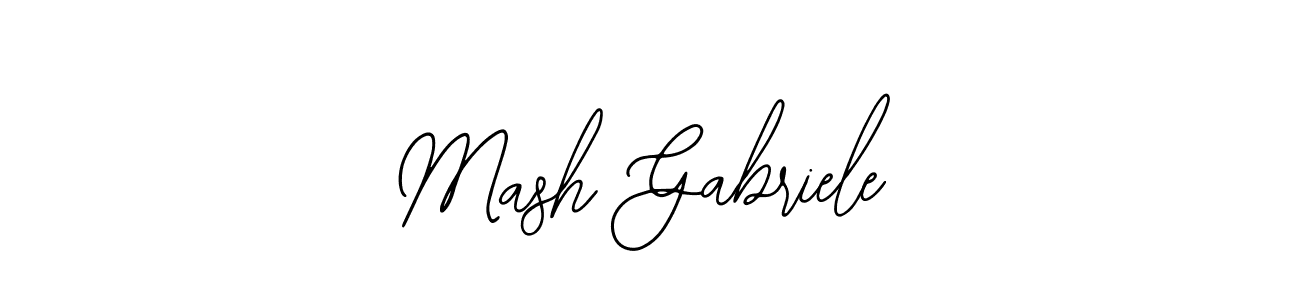 You can use this online signature creator to create a handwritten signature for the name Mash Gabriele. This is the best online autograph maker. Mash Gabriele signature style 12 images and pictures png