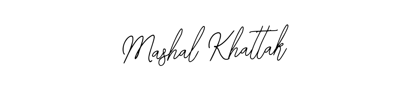 How to make Mashal Khattak name signature. Use Bearetta-2O07w style for creating short signs online. This is the latest handwritten sign. Mashal Khattak signature style 12 images and pictures png