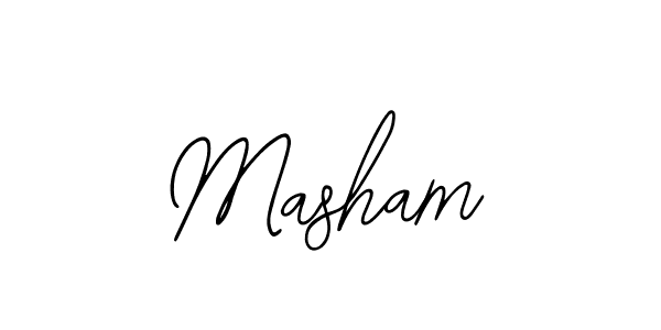 Make a beautiful signature design for name Masham. Use this online signature maker to create a handwritten signature for free. Masham signature style 12 images and pictures png