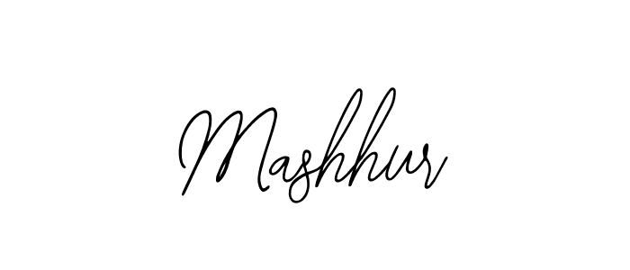 Mashhur stylish signature style. Best Handwritten Sign (Bearetta-2O07w) for my name. Handwritten Signature Collection Ideas for my name Mashhur. Mashhur signature style 12 images and pictures png