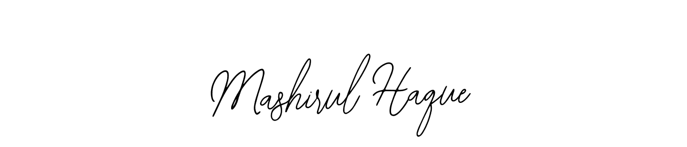 if you are searching for the best signature style for your name Mashirul Haque. so please give up your signature search. here we have designed multiple signature styles  using Bearetta-2O07w. Mashirul Haque signature style 12 images and pictures png