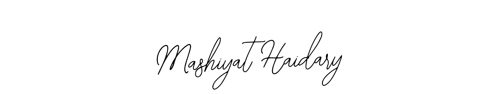 if you are searching for the best signature style for your name Mashiyat Haidary. so please give up your signature search. here we have designed multiple signature styles  using Bearetta-2O07w. Mashiyat Haidary signature style 12 images and pictures png