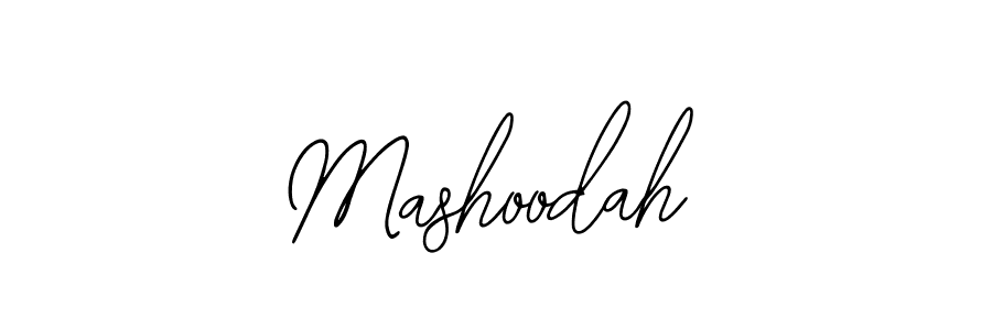 if you are searching for the best signature style for your name Mashoodah. so please give up your signature search. here we have designed multiple signature styles  using Bearetta-2O07w. Mashoodah signature style 12 images and pictures png