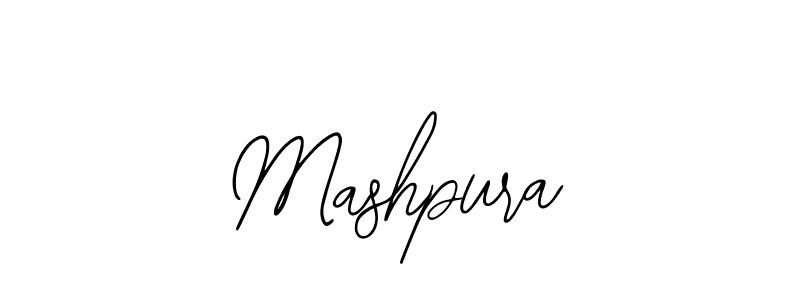 Design your own signature with our free online signature maker. With this signature software, you can create a handwritten (Bearetta-2O07w) signature for name Mashpura. Mashpura signature style 12 images and pictures png