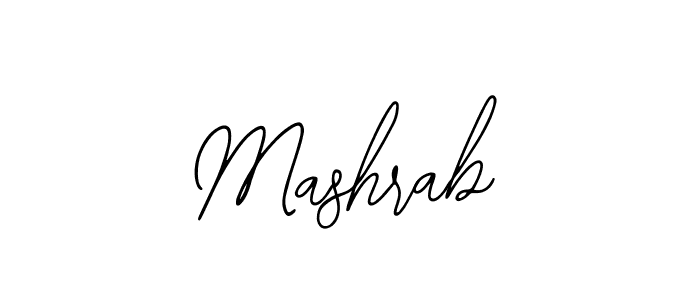 if you are searching for the best signature style for your name Mashrab. so please give up your signature search. here we have designed multiple signature styles  using Bearetta-2O07w. Mashrab signature style 12 images and pictures png