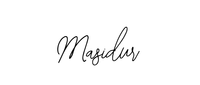 Design your own signature with our free online signature maker. With this signature software, you can create a handwritten (Bearetta-2O07w) signature for name Masidur. Masidur signature style 12 images and pictures png