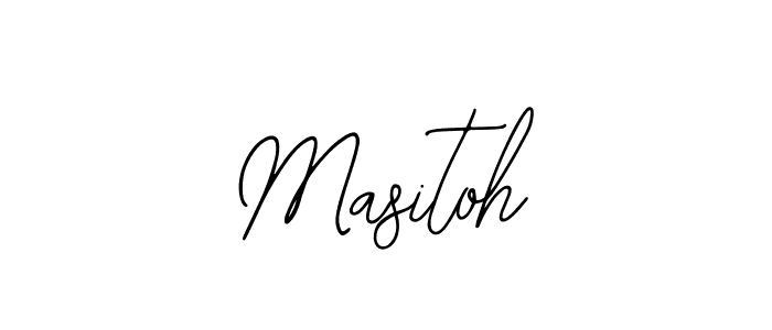Also we have Masitoh name is the best signature style. Create professional handwritten signature collection using Bearetta-2O07w autograph style. Masitoh signature style 12 images and pictures png