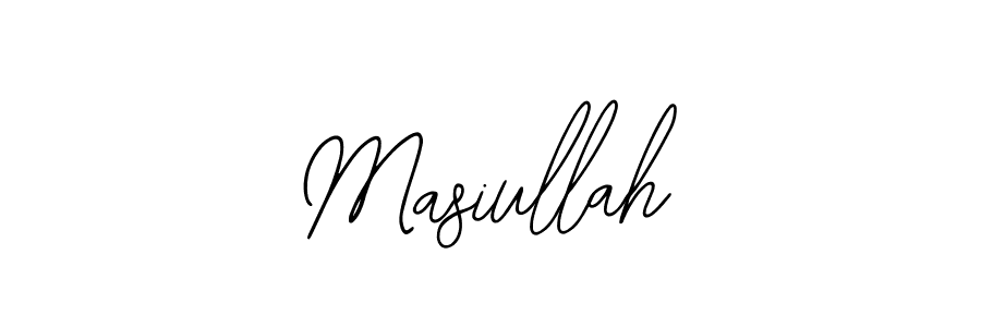 The best way (Bearetta-2O07w) to make a short signature is to pick only two or three words in your name. The name Masiullah include a total of six letters. For converting this name. Masiullah signature style 12 images and pictures png