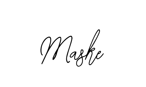 How to make Maske name signature. Use Bearetta-2O07w style for creating short signs online. This is the latest handwritten sign. Maske signature style 12 images and pictures png