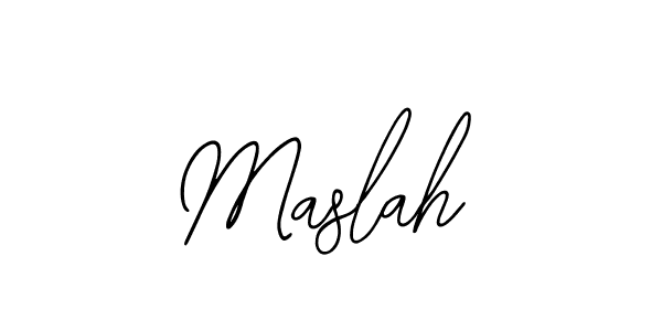 You should practise on your own different ways (Bearetta-2O07w) to write your name (Maslah) in signature. don't let someone else do it for you. Maslah signature style 12 images and pictures png