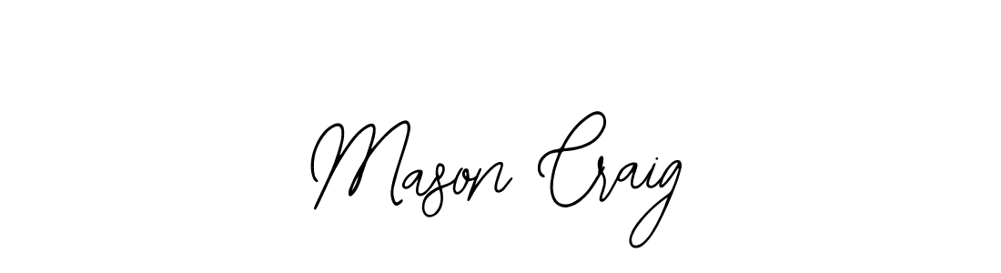 The best way (Bearetta-2O07w) to make a short signature is to pick only two or three words in your name. The name Mason Craig include a total of six letters. For converting this name. Mason Craig signature style 12 images and pictures png