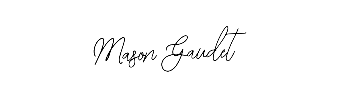 How to make Mason Gaudet signature? Bearetta-2O07w is a professional autograph style. Create handwritten signature for Mason Gaudet name. Mason Gaudet signature style 12 images and pictures png