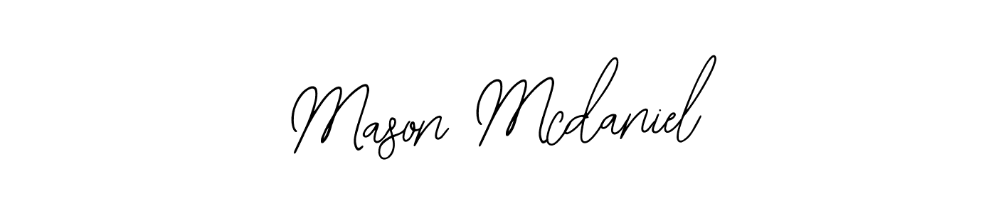 Design your own signature with our free online signature maker. With this signature software, you can create a handwritten (Bearetta-2O07w) signature for name Mason Mcdaniel. Mason Mcdaniel signature style 12 images and pictures png