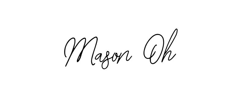 How to Draw Mason Oh signature style? Bearetta-2O07w is a latest design signature styles for name Mason Oh. Mason Oh signature style 12 images and pictures png