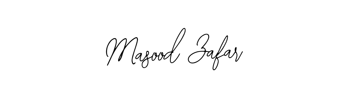 You should practise on your own different ways (Bearetta-2O07w) to write your name (Masood Zafar) in signature. don't let someone else do it for you. Masood Zafar signature style 12 images and pictures png