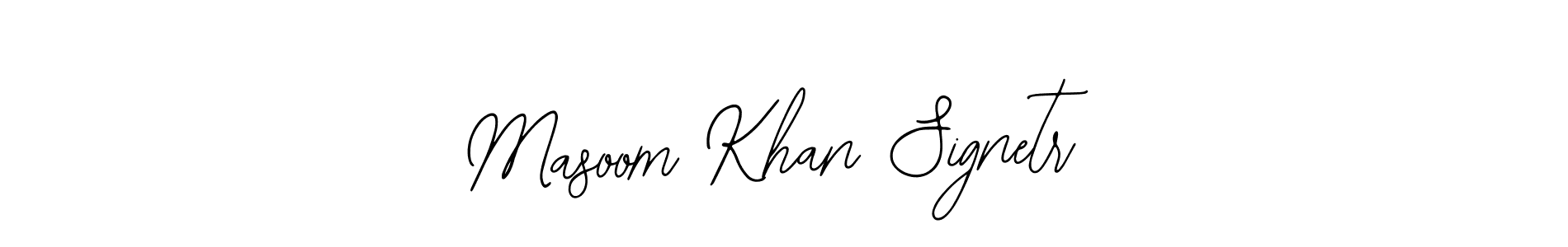 Make a beautiful signature design for name Masoom Khan Signetr. Use this online signature maker to create a handwritten signature for free. Masoom Khan Signetr signature style 12 images and pictures png