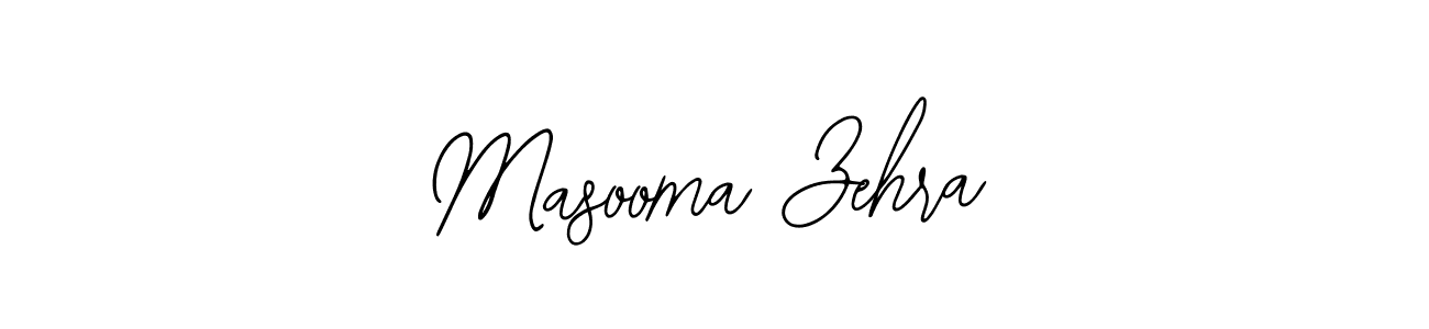 Masooma Zehra stylish signature style. Best Handwritten Sign (Bearetta-2O07w) for my name. Handwritten Signature Collection Ideas for my name Masooma Zehra. Masooma Zehra signature style 12 images and pictures png